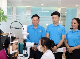 Phường Yên Sở chăm lo sức khỏe cho hơn 200 đoàn viên công đoàn 