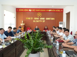 Chuyên Mỹ tham dự hội nghị trực tuyến toàn quốc bồi dưỡng nâng cao năng lực xử lý tính huống thực tiễn đối với độ ngũ cán bộ cơ sở