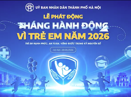 Lễ phát động tháng hành động vì trẻ em thành phố năm 2026