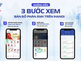 HƯỚNG DẪN: 3 BƯỚC XEM BẢN ĐỒ PHẢN ÁNH TRÊN iHANOI!