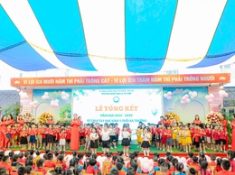 Trường mầm non A Tứ Hiệp tổ chức lễ tổng kết năm học 2025 – 2026 và chia tay học sinh 5 tuổi