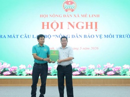Hội Nông dân xã Mê Linh ra mắt Câu lạc bộ 