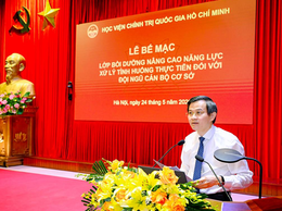 Tiếp sóng Lớp bồi dưỡng nâng cao năng lực, xử lý tình huống thực tiễn đối với đội ngũ cán bộ cơ sở