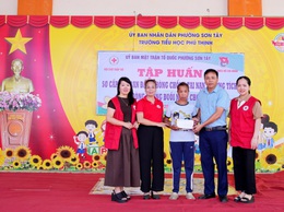 SƠN TÂY TẬP HUẤN SƠ CẤP CỨU BAN ĐẦU, PHÒNG CHỐNG TAI NẠN THƯƠNG TÍCH VÀ ĐUỐI NƯỚC CHO TRẺ EM