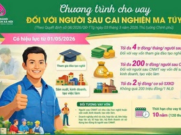 Thông báo về việc triển khai chương trình cho vay đối với người sau cai nghiện ma túy