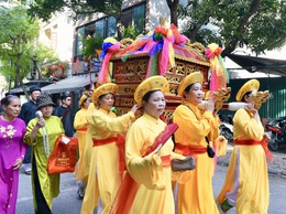 Lễ dâng hương tưởng niệm Đức Phù Đổng Thiên Vương tại Đền Sóc – nét đẹp văn hóa tâm linh của phường Xuân Đỉnh