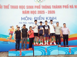 Chương Mỹ giành 2 huy chương vàng tại Giải thể thao học sinh phổ thông thành phố Hà Nội