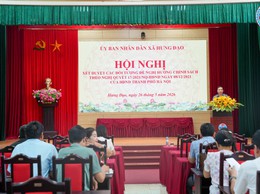 Hưng Đạo tổ chức hội nghị xét duyệt đối tượng đề nghị hưởng chính sách hỗ trợ hằng tháng theo Nghị quyết số 17/2021/NQ-HĐND