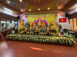 XÃ BÌNH MINH TRANG TRỌNG ĐÓN ĐOÀN DIỄU HÀNH XE HOA PHẬT ĐẢN PL.2570 - DL.2026