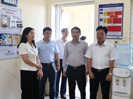 UBND xã Thạch Thất kiểm tra cơ sở vật chất phục vụ kỳ thi tuyển sinh lớp 10 THPT năm học 2026–2027