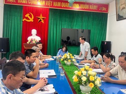 Xã Ứng Thiên tổ chức nghiệm thu, kiểm tra kết quả thực hiện hỗ trợ theo nghị quyết 53/2025/NQ-HDND đợt 1 năm 2026