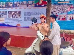 Hà Nội: Nâng cao ý thức an toàn giao thông cho học sinh
