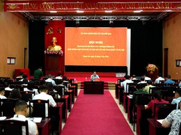 Xã Thanh Oai: Giao ban đẩy nhanh tiến độ giải phóng mặt bằng Dự án đầu tư xây dựng Khu đô thị thể thao Quốc tế Hà Nội