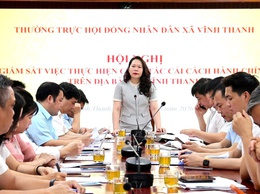 Vĩnh Thanh quyết liệt nâng cao chất lượng cải cách hành chính, lấy sự hài lòng của người dân làm thước đo.