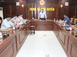 Hội nghị triển khai, họp bàn dự thảo kế hoạch thi hành Quyết định áp dụng biện pháp khắc phục hậu quả do vi phạm hành chính lĩnh vực đất đai trên địa bàn xã Phú Xuyên.