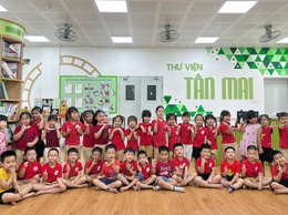 TRẺ MẪU GIÁO 5 TUỔI TRƯỜNG MẦM NON HOA MAI THAM QUAN TRƯỜNG TIỂU HỌC TÂN MAI