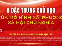 8 ĐẶC TRƯNG CHỦ ĐẠO CỦA MÔ HÌNH XÃ, PHƯỜNG XÃ HỘI CHỦ NGHĨA