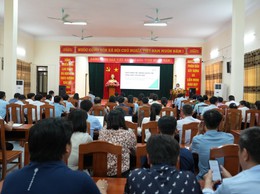 Tập huấn triển khai Hệ thống quản trị thực thi nhiệm vụ và đánh giá cán bộ