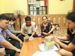 PHƯỜNG TÙNG THIỆN ĐẨY NHANH GIẢI PHÓNG MẶT BẰNG DỰ ÁN CẢI TẠO, NÂNG CẤP TỈNH LỘ 413: NGƯỜI DÂN ĐỒNG THUẬN NHẬN TIỀN BỒI THƯỜNG