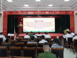 UBND xã Thiên Lộc tổ chức Hội nghị báo cáo kết quả triển khai cao điểm đảm bảo trật tự văn minh đô thị 6 tháng đầu năm; triển khai Kế hoạch xử lý trật tự văn minh đô thị và ùn tắc giao thông trên địa bàn xã.