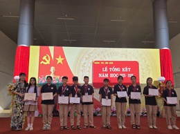Trường THCS Bình Minh tổng kết năm học với nhiều dấu ấn