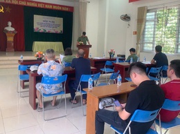 Công an phường Phú Lương tuyên truyền pháp luật đối với cơ sở kinh doanh internet, trò chơi điện tử
