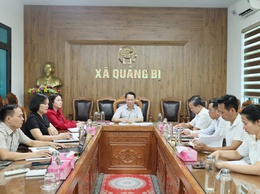Đảng ủy UBND xã Quảng Bị tổ chức sinh hoạt chuyên đề và Hội nghị Ban chấp hành mở rộng