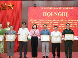 Chuyên Mỹ tổng kết công tác phòng thủ dân sự năm 2025, triển khai nhiệm vụ trọng tâm năm 2026
