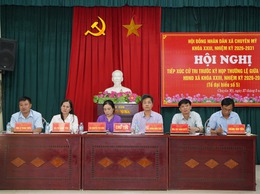 Tổ đại biểu số 5 tiếp xúc cử tri 8 thôn khu vực Châu Can