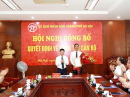 Bổ nhiệm Giám đốc Sở Nông nghiệp và Môi trường Hà Nội