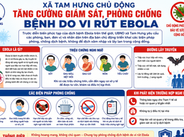 Tam Hưng tăng cường giám sát, chủ động phòng chống bệnh do vi rút Ebola