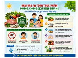 Đảm bảo an toàn thực phẩm phòng, chống dịch bệnh mùa hè