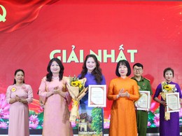 Phường Giảng Võ tổ chức thi tuyên truyền một năm thực hiện chính quyền hai cấp
