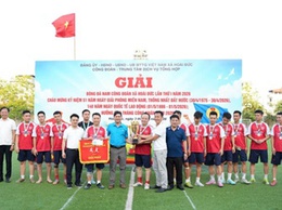 Bế mạc Giải bóng đá nam Công đoàn xã Hoài Đức lần thứ I năm 2026