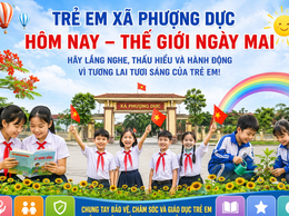 Xã Phượng Dực hưởng ứng Tháng hành động vì trẻ em năm 2026