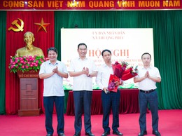 Xã Thượng Phúc công bố và trao quyết định về công tác cán bộ