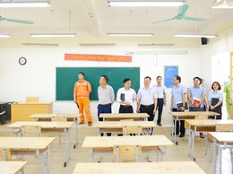 Xã Yên Xuân kiểm tra công tác chuẩn bị các điều kiện, cơ sở vật chất phục vụ kỳ thi tuyển sinh vào lớp 10 THPT năm học 2026-2027 trên địa bàn xã