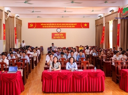 UBND xã Kiều Phú phối hợp tổ chức hội nghị tuyên truyền, phổ biến, tập huấn về Luật Thủ đô năm 2026 và các văn bản hướng dẫn thi hành