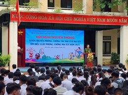 Công an xã Hoài Đức tăng cường tuyên truyền phòng, chống tác hại của ma túy và phổ biến Luật Phòng, chống ma túy năm 2025