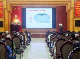 Phường Tây Hồ: Nâng cao năng lực cho đội ngũ hòa giải viên cơ sở và phổ biến triển khai Luật Thủ đô năm 2026