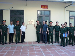 BCH Quân sự xã Thuận An khánh thành công trình chào mừng kỷ niệm 80 năm Ngày truyền thống lực lượng vũ trang Thủ đô (19/10/1946- 19/10/2026)