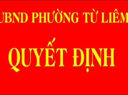 QUYẾT ĐỊNH  Cưỡng chế thu hồi đất ngày 26 tháng 5 năm 2026 của UBND phường Từ Liêm