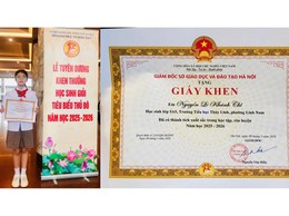 Em Nguyễn Lê Khánh Chi – Tấm gương Liên đội trưởng tiêu biểu của trường Tiểu học Thúy Lĩnh