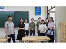 Xã Vân Đình kiểm tra công tác chuẩn bị kỳ thi vào lớp 10