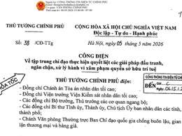UBND phường Văn Miếu – Quốc Tử Giám tuyên truyền Công điện số 38/CĐ-TTg ngày 05/5/2026 của Thủ tướng Chính phủ