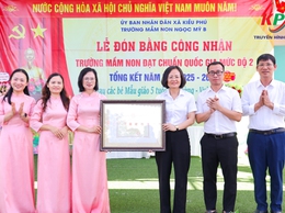 LỄ ĐÓN NHẬN BẰNG CÔNG NHẬN TRƯỜNG MẦM NON ĐẠT CHUẨN QUỐC GIA MỨC ĐỘ 2 VÀ TỔNG KẾT NĂM HỌC 2025 – 2026. CHIA TAY CÁC BÉ MẪU GIÁO 5 TUỔI RA TRƯỜNG – VUI TẾT THIẾU NHI 01/6