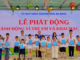 Phường Ba Đình phát động Tháng hành động vì trẻ em và khai mạc hè năm 2026