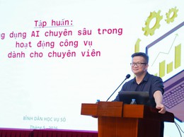 QUỐC OAI TỔ CHỨC HỘI NGHỊ TẬP HUẤN NÂNG CAO KỸ NĂNG SỐ, NĂNG LỰC ỨNG DỤNG TRÍ TUỆ NHÂN TẠO (AI) CHO ĐỘI NGŨ CÁN BỘ, CÔNG CHỨC, VIÊN CHỨC, NGƯỜI LAO ĐỘNG