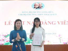 Phát triển Đảng trong học sinh THPT: Lan tỏa lý tưởng sống đẹp