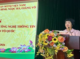 Chuyển đổi số nâng cao công tác Mặt trận